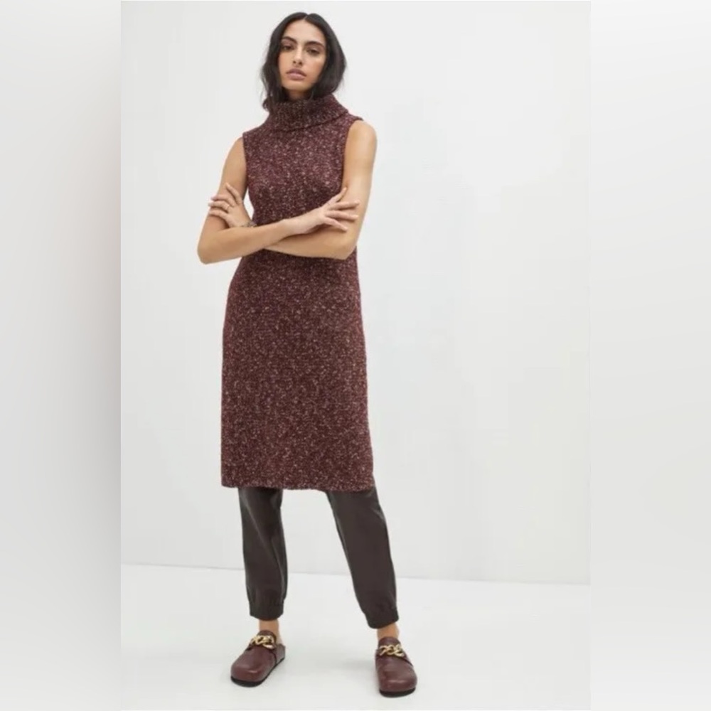 Anthropologie Flowy Maxi Tunic Sweater